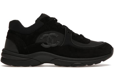 chanel fur trainers|Chanel trainers women black.